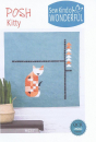 Posh Kitty, 50 x 50 inch